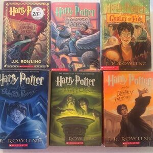 Scholastic Harry Potter Paperback Collection - Vibrant Covers